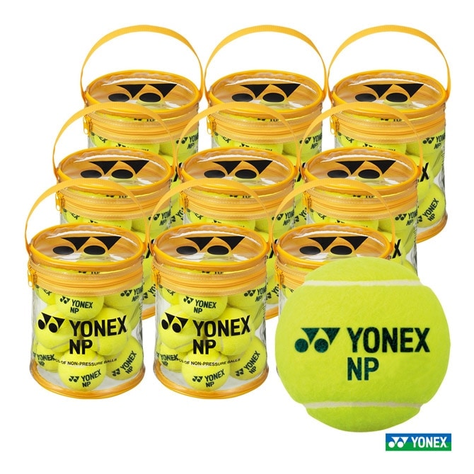 ヨネックス YONEX テニスボール NP（エヌピー） 12球入 1箱（9袋/108球） TB-NP12
