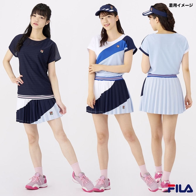 フィラ　FILA　テニスＭ〜Ｌサイズ　トップス　スコートセットで フィラ FILA テニスウェア レディス スコート VL2444 | メーカー