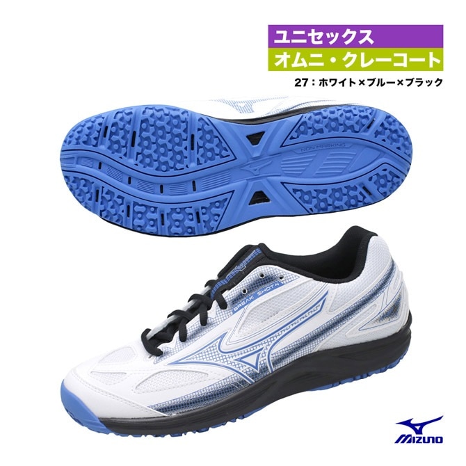 �ߥ��� MIZUNO �ƥ˥����塼�� ��˥��å��� �֥쥤������å� 4 OC 61GB234127