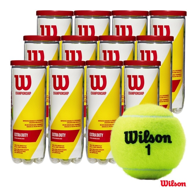 �����륽�� Wilson �ƥ˥��ܡ��� CHAMPIONSHIP EXTRA DUTY �ʥ����ԥ��󥷥å� �������ȥ�ǥ塼�ƥ����� 3���� 1Ȣ��12��/36��� WRT100101W