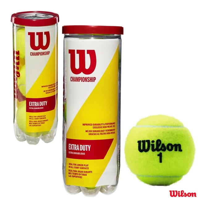 �����륽�� Wilson �ƥ˥��ܡ��� CHAMPIONSHIP EXTRA DUTY �ʥ����ԥ��󥷥å� �������ȥ�ǥ塼�ƥ����� 3���� 1�� WRT100101W