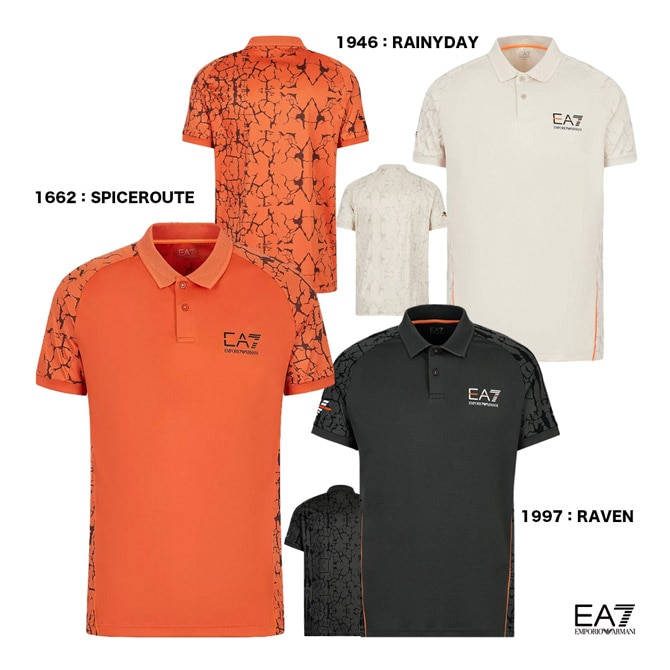 エンポリオアルマーニ EMPORIO ARMANI EA7 テニスウェア メンズ TENNIS PRO M POLO GRAPHIC PL 3RPF23