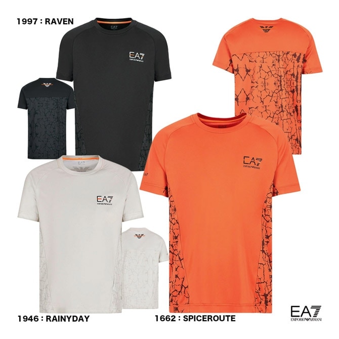 ����ݥꥪ����ޡ��� EMPORIO ARMANI EA7 �ƥ˥������� ��� TENNIS PRO M TEE GRAPHIC PL 3RPT32