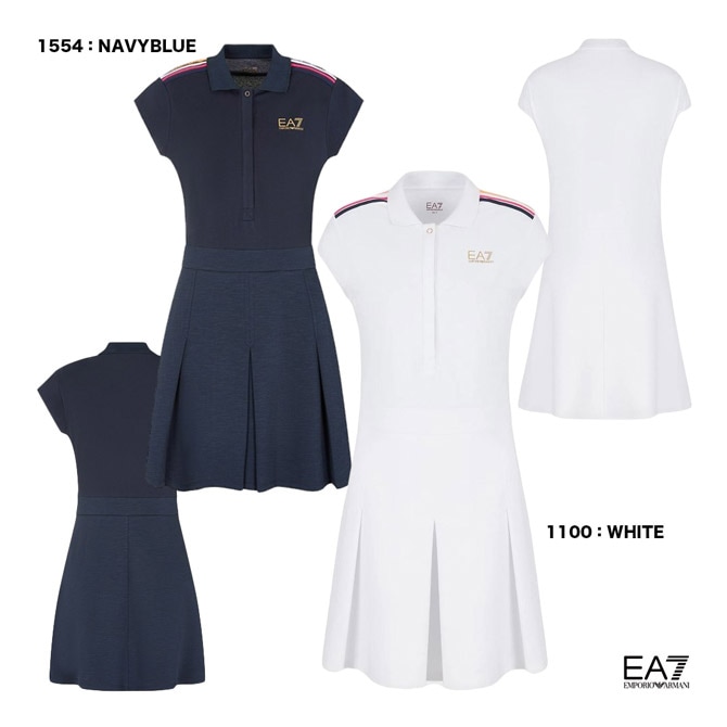 エンポリオアルマーニ EMPORIO ARMANI EA7 テニスウェア レディス TENNIS CLUB W DRESS 3RTA52