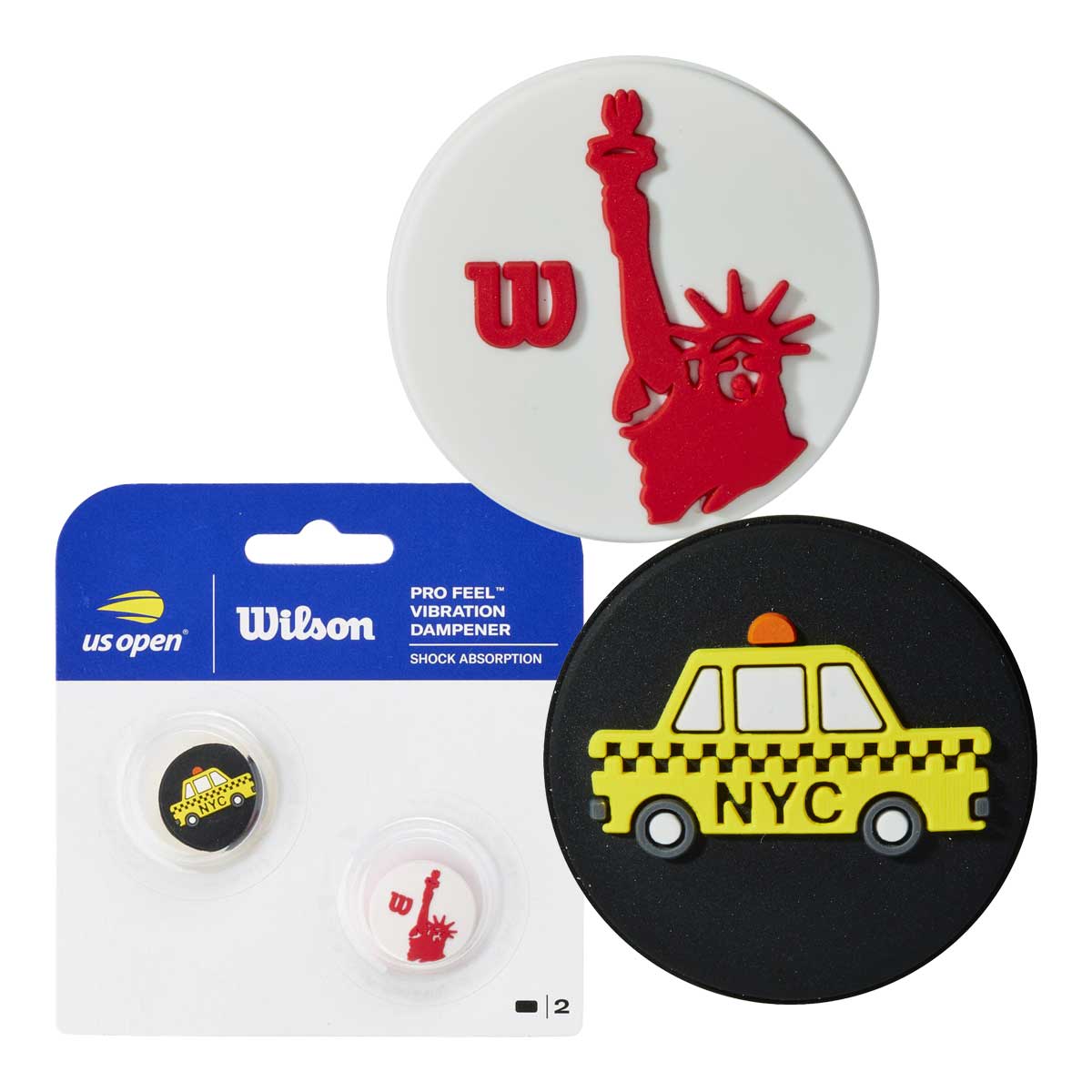 ウイルソン Wilson 振動止め US OPEN DAMPENERS 2PK WR8412301001