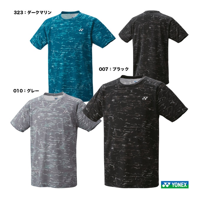YONEX UNI ゲームシャツ 10501 フィットスタイルO ヨネックス YONEX テニスウェア ユニセックス ゲームシャツ（フィット