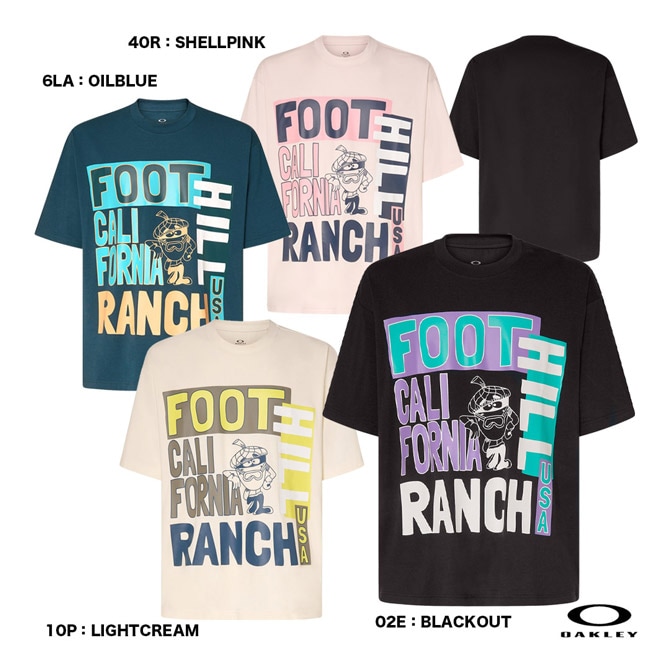 オークリー OAKLEY フィットネスウェア メンズ EN NEW RETRO TEE FOOTHILL 1.0 FOA406343