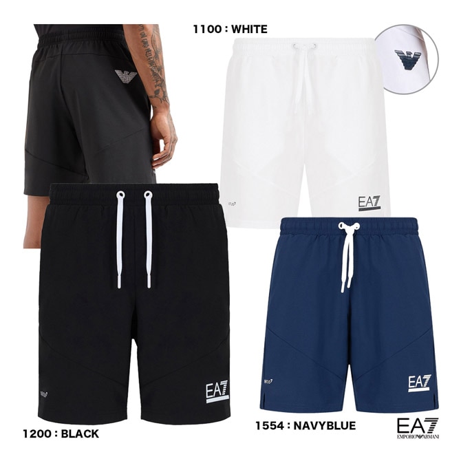 エンポリオアルマーニ EMPORIO ARMANI EA7 テニスウェア メンズ TENNIS PRO M SHORTS PL 3DPS08