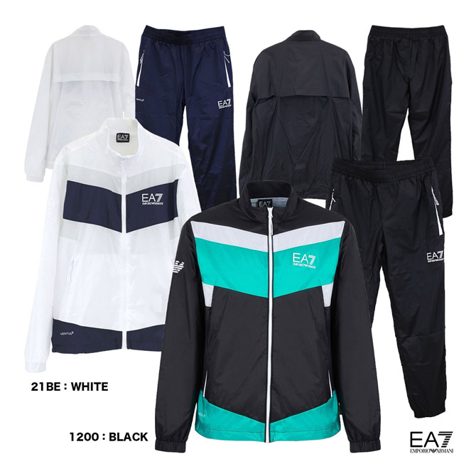 エンポリオアルマーニ EMPORIO ARMANI EA7 テニスウェア メンズ TENNIS PRO M T-SUIT TT FZ CH 3DPV06