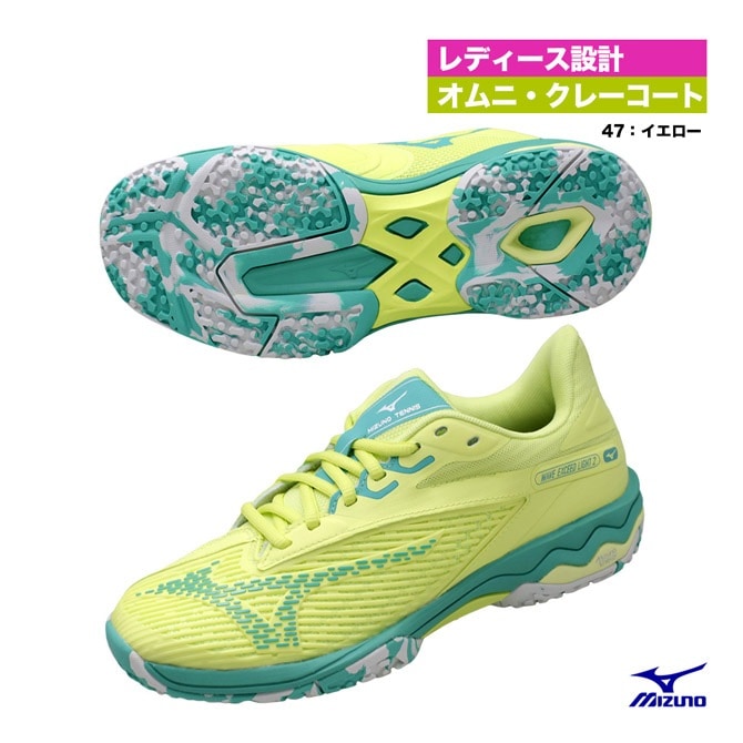�ߥ��� MIZUNO �ƥ˥����塼�� ��ǥ��� �������֥��������ɥ饤�� 2 OC 61GB231747