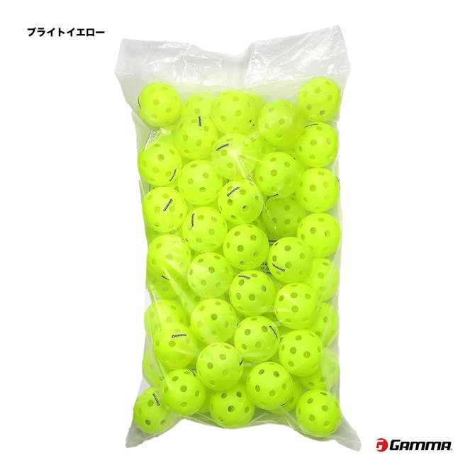 ガンマ GAMMA ピックルボール フォトン インドアボール 60球 PHOTON INDOOR BALL 60P 1E805861
