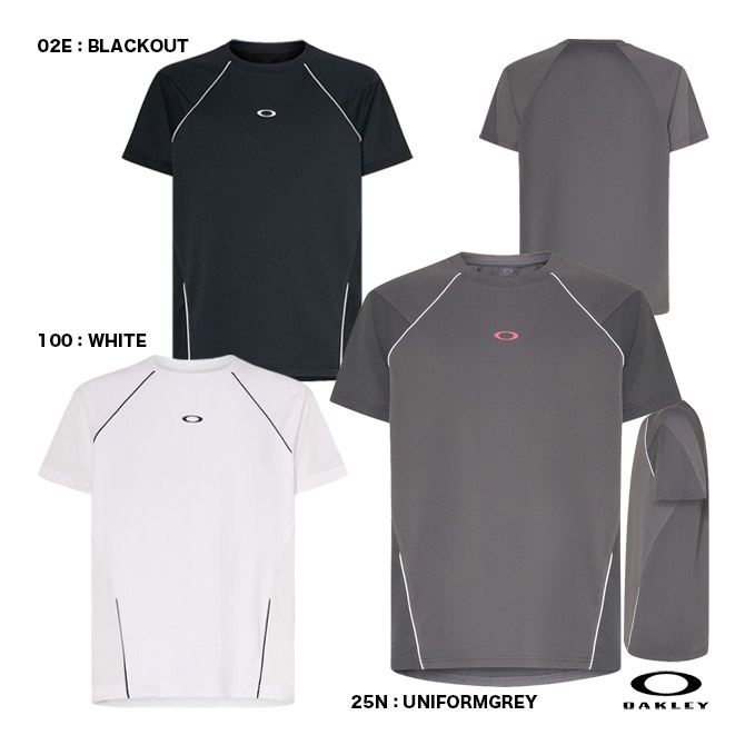 オークリー OAKLEY テニスウェア メンズ SLANT PLAIN TEE 10.0 FOA407030