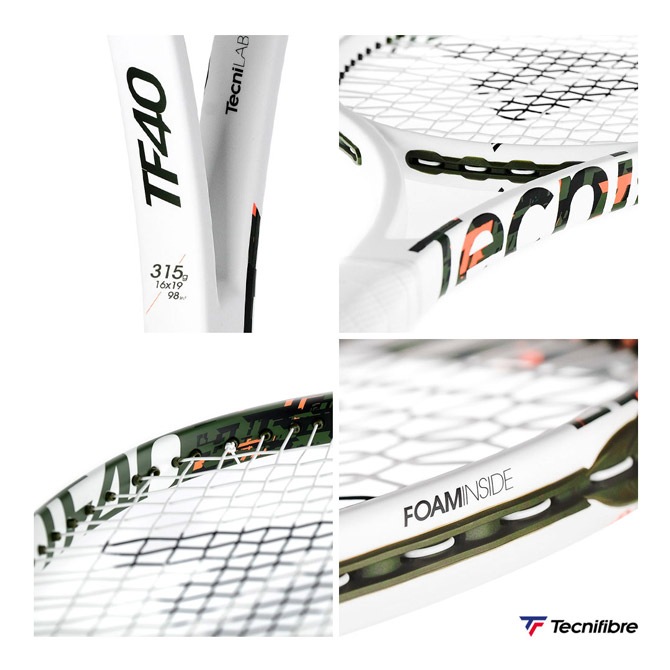 Tecnifibre TF40 315 16M　G3　試打程度 テクニファイバー TF40 315 16M G3 Tecnifibre TF40 試打