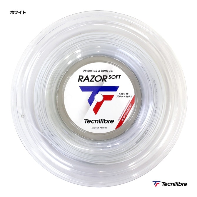 ƥ˥եС Tecnifibre ƥ˥å  졼եȡRAZOR SOFT 120 ۥ磻 04RRAS120W