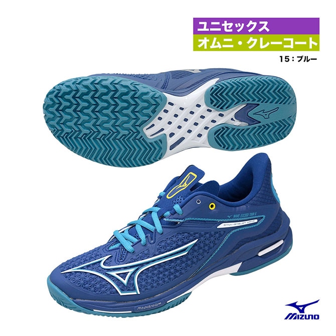 ミズノ MIZUNO テニスシューズ ユニセックス ウエーブエクシードツアー 6 OC 61GB247215