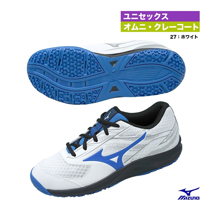 ミズノ MIZUNO テニスシューズ ユニセックス ブレイクショット 5 WIDE OC 61GB254127