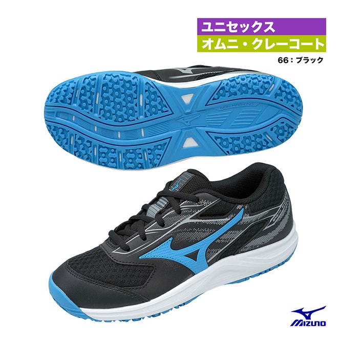 ミズノ MIZUNO テニスシューズ ユニセックス ブレイクショット 5 WIDE OC 61GB254166