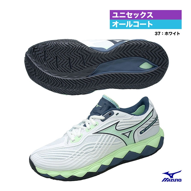 ミズノ MIZUNO テニスシューズ ユニセックス ウエーブエンフォースツアー 2 AC 61GA250037