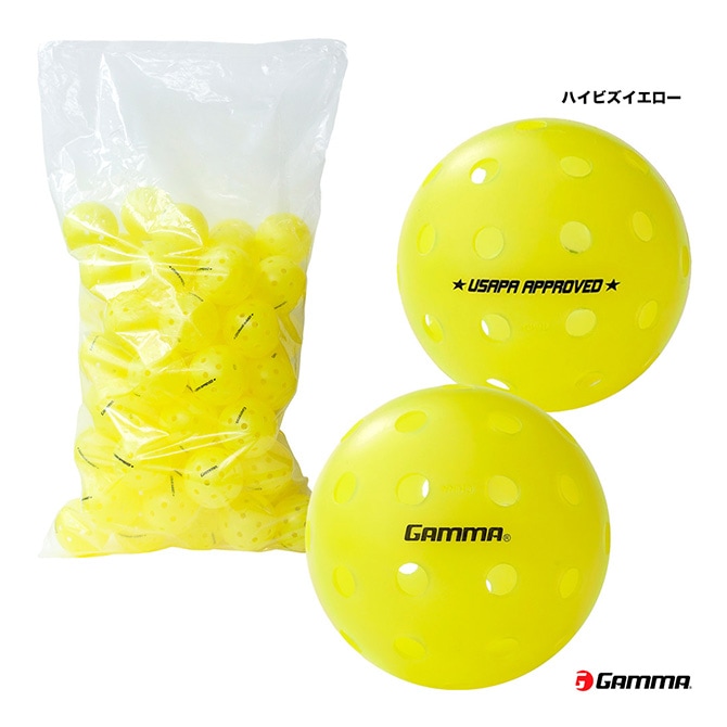 ガンマ GAMMA ピックルボール フォトン アウトドア ボール 60球 PHOTON OUTDOOR BALL 60P 1E805864