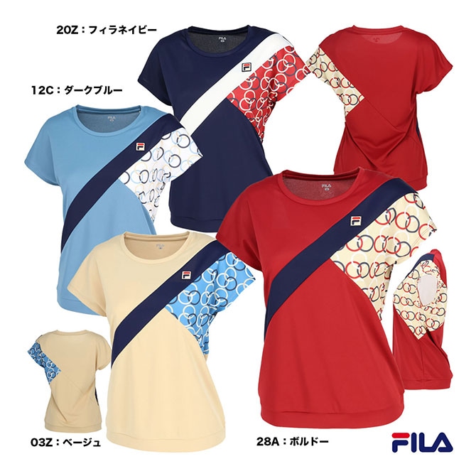 フィラ FILA テニスウェア レディス ゲームシャツ EL0200