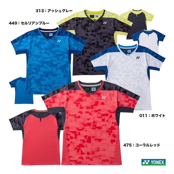 ヨネックス YONEX バドミントンウェア ジュニア ゲームシャツ 10754J