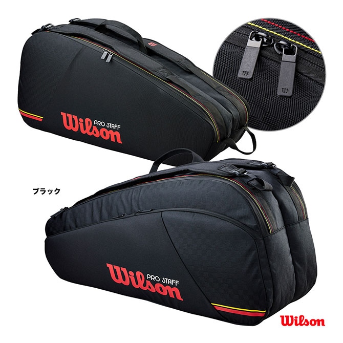 �����륽�� Wilson �ƥ˥��Хå� �ץ� �����å� ���饷�å� 6PK �饱�åȥХå� PRO STAFF CLASSIC 6PK RACKET BAG WR8051801001