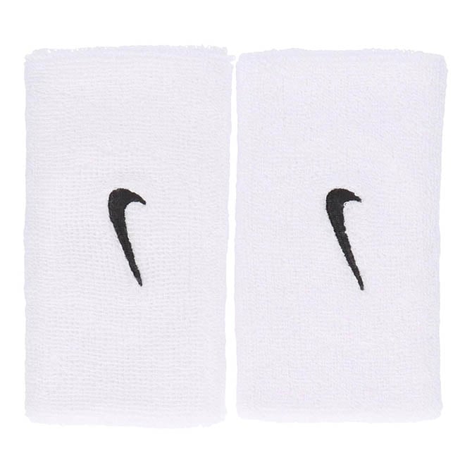 ナイキ NIKE  ユニセックス スウッシュ クラシック ダブルワイド リストバンド 2P BN4000（101）