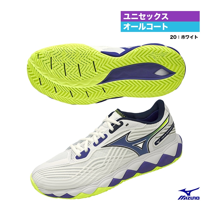 ミズノ MIZUNO テニスシューズ ユニセックス ウエーブエンフォースTOUR2 AC 61GA260020