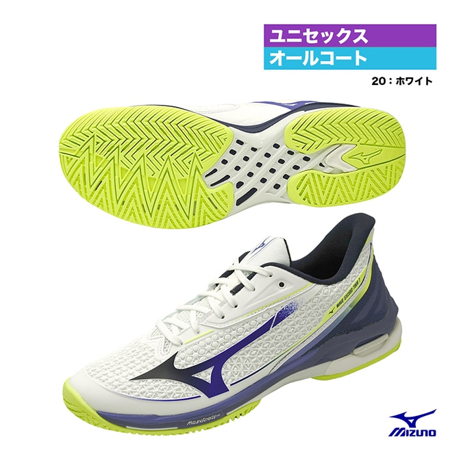 ミズノ MIZUNO テニスシューズ ユニセックス ウエーブエクシードTOUR7 AC 61GA267020