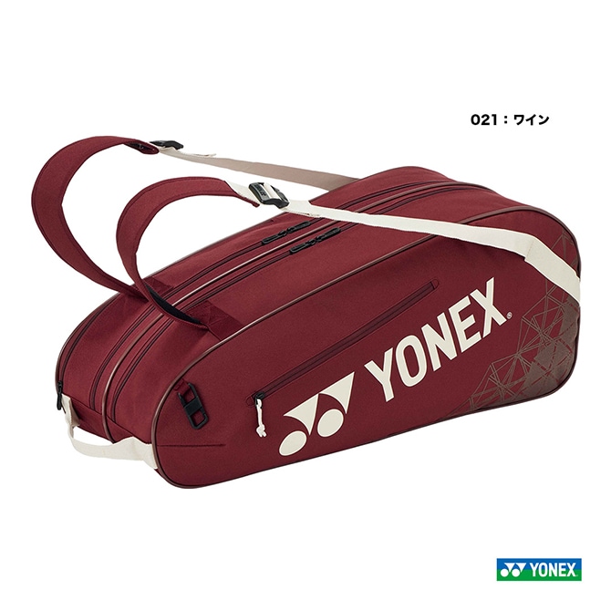 ヨネックス YONEX テニスバッグ ラケットバッグ6〔テニス6本用〕 BAG2532R（021）