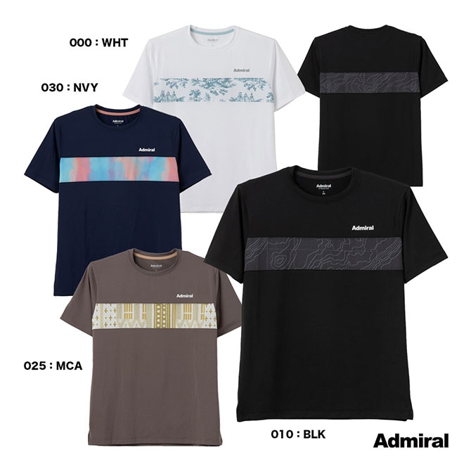 アドミラル Admiral テニスウェア メンズ フロントライングラフィックTEE ATMA602