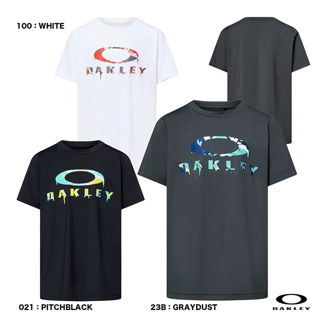 オークリー OAKLEY フィットネスウェア ジュニア YTR TECH COLD SS SPLASH TEE 11.0 FOA408824