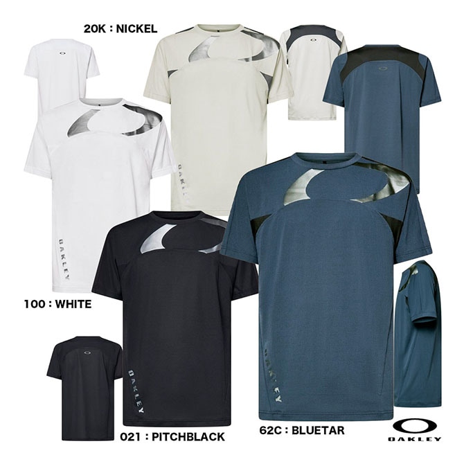 オークリー OAKLEY フィットネスウェア メンズ O-LASTING COOL PERF SS CREW 4.0 FOA409012