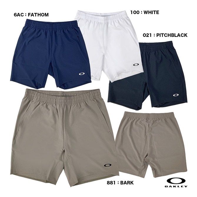 オークリー OAKLEY テニスウェア メンズ SLANT PLAIN SHORTS 13.0 FOA409074