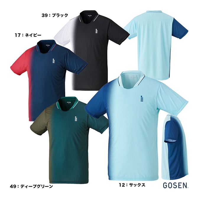 ゴーセン GOSEN テニスウェア ユニセックス ゲームシャツ T2620
