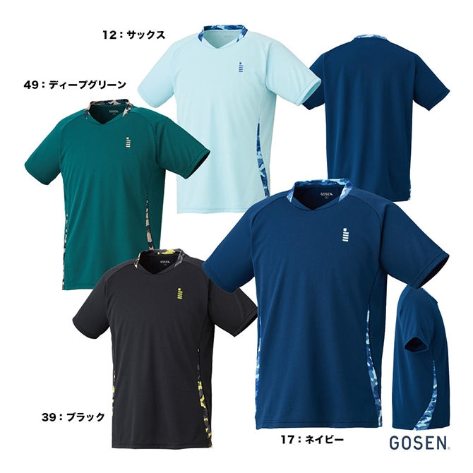 ゴーセン GOSEN テニスウェア ユニセックス ゲームシャツ T2622