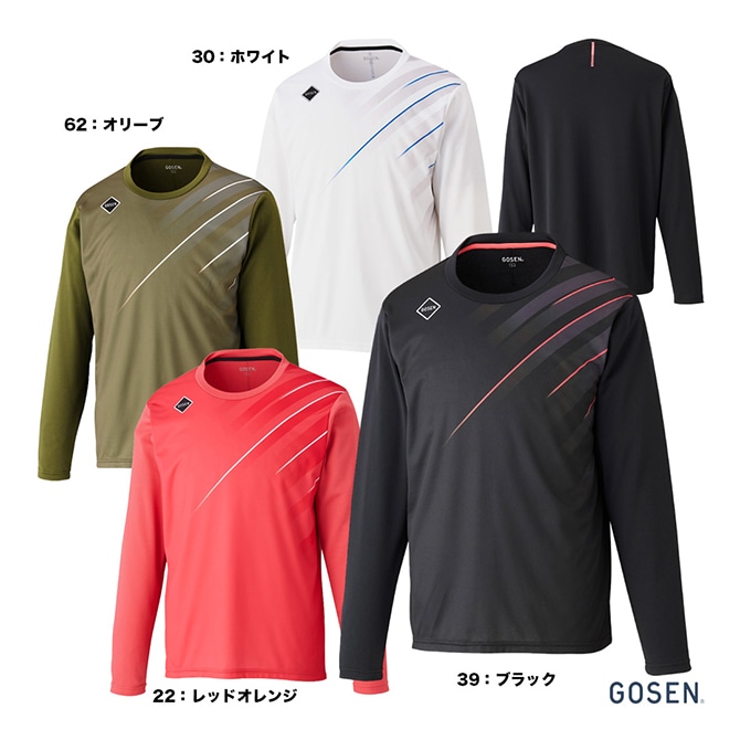 ゴーセン GOSEN テニスウェア ユニセックス プラクティスロングTシャツ T2634