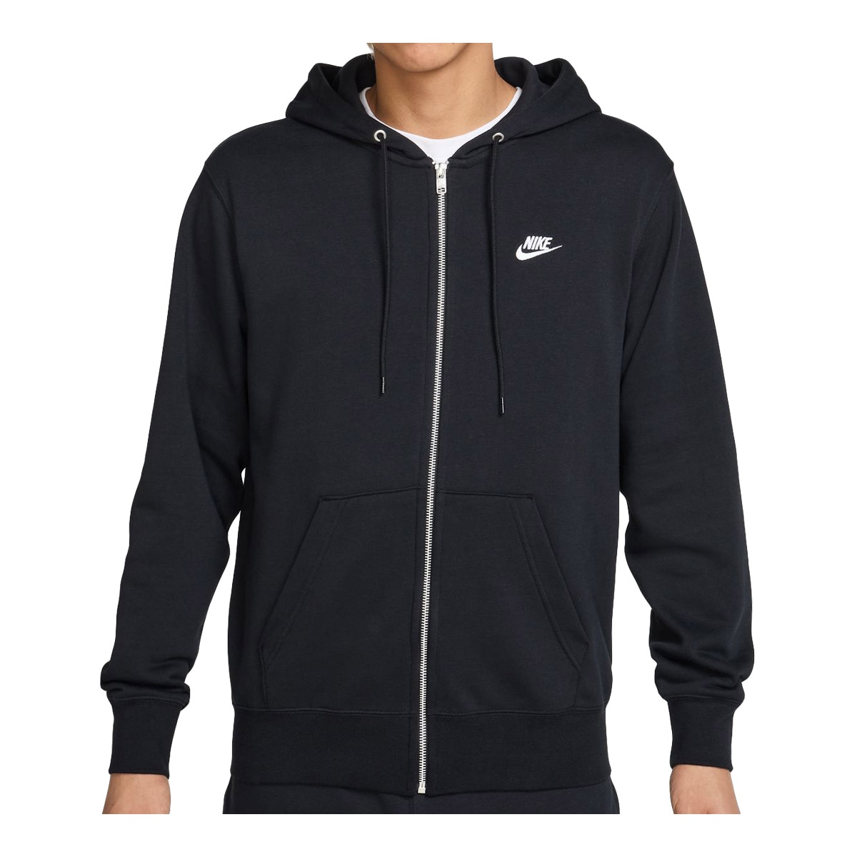 ナイキ NIKE ウェア メンズ クラブ FT L/S フルジップ フーディ FN3885（010）