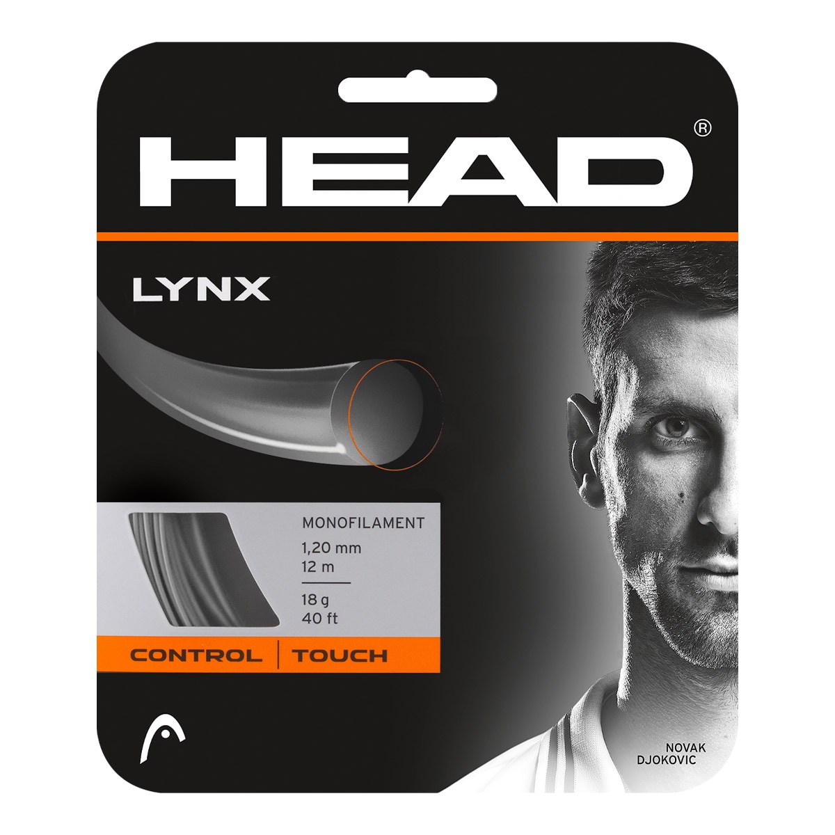 ヘッド HEAD テニスガット 単張り リンクス（LYNX） 120 アンスラサイト 281784（120a）