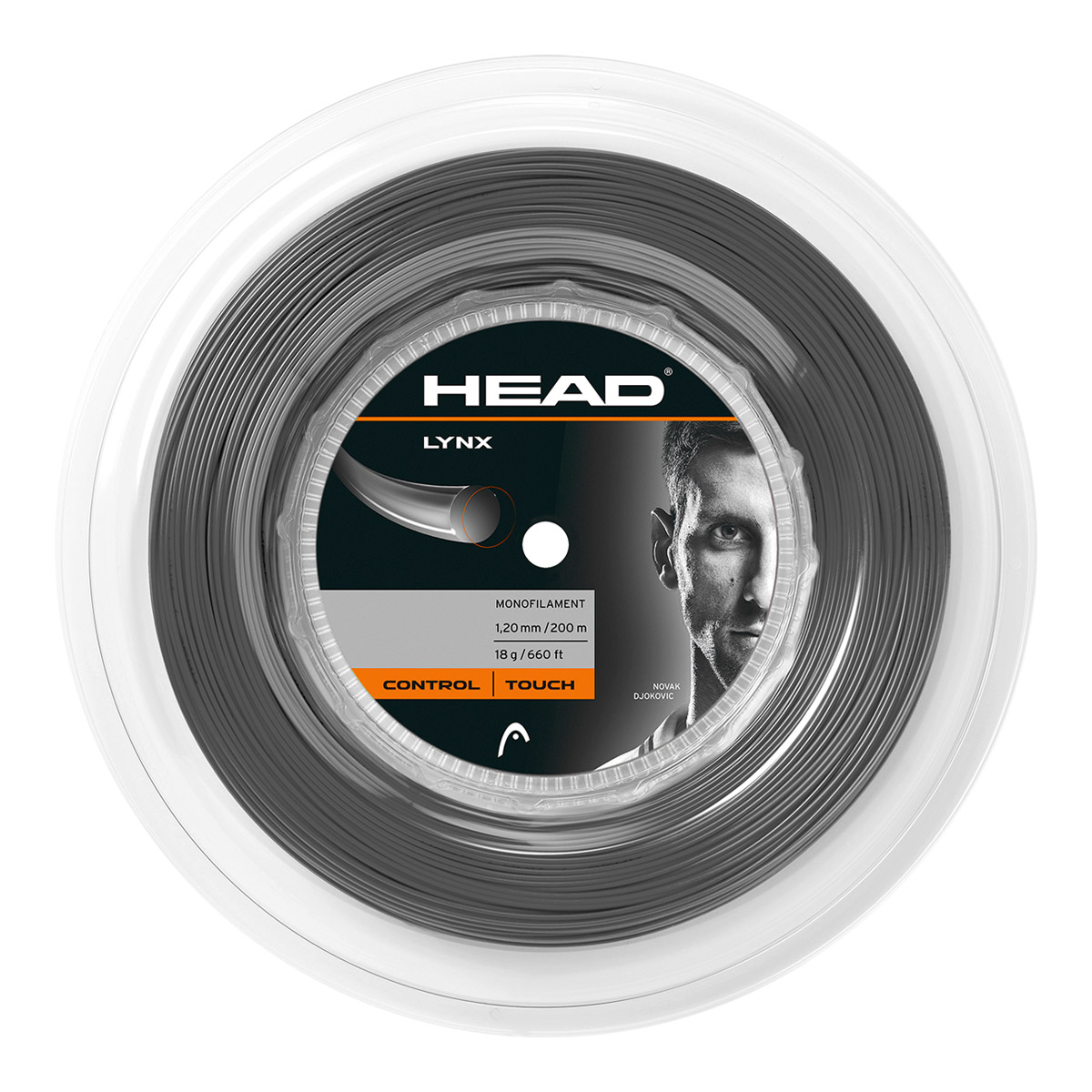 ヘッド HEAD テニスガット ロール リンクス（LYNX） 120 アンスラサイト 281794（120a）