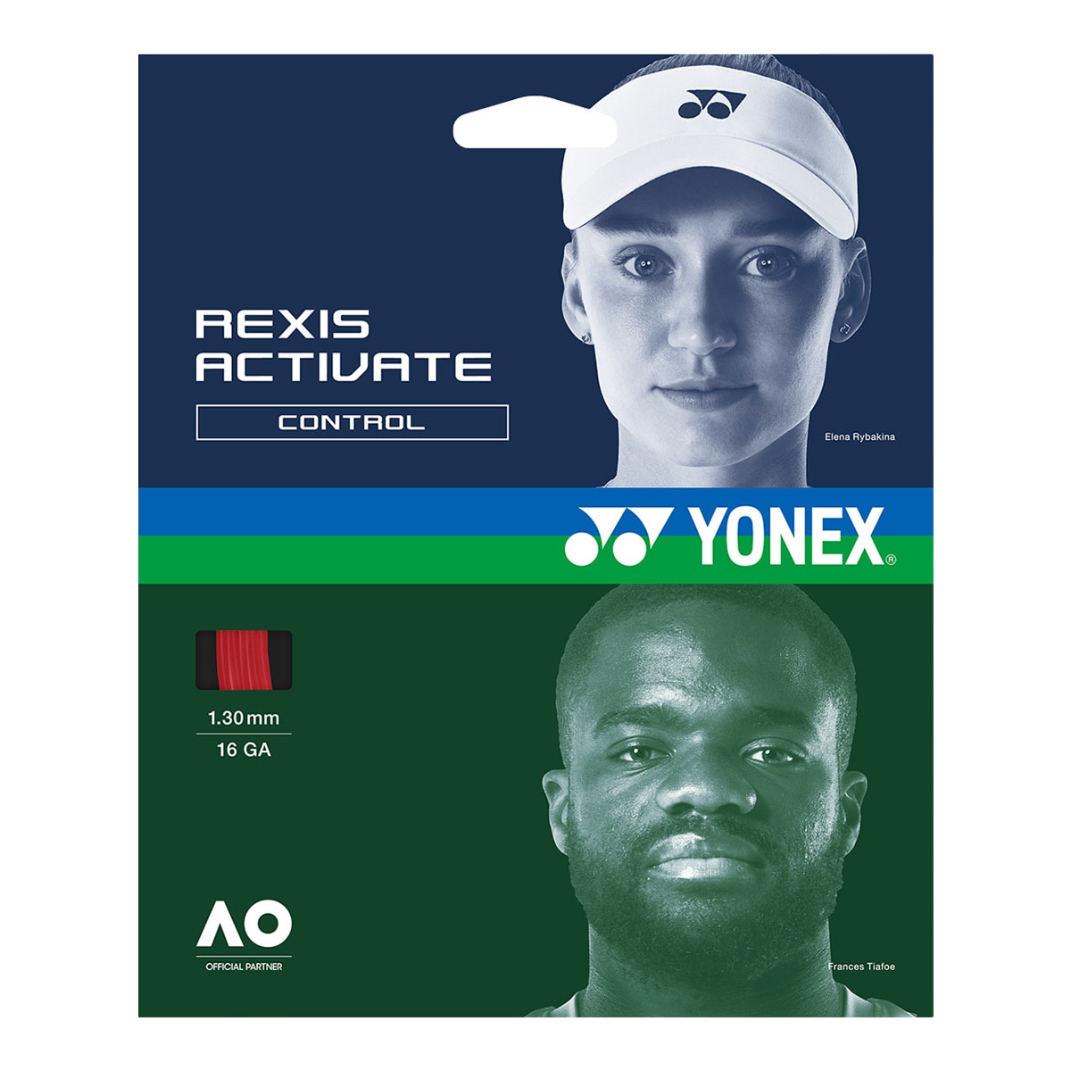 ヨネックス YONEX テニスガット 単張り レクシスアクティベート（REXIS ACTIVATE） 130 レッド TGRAC130（001）