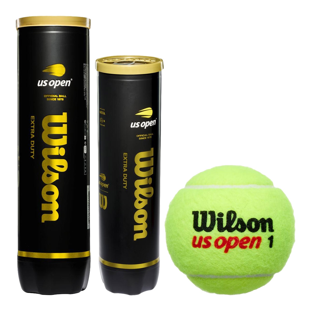 ウイルソン Wilson テニスボール US OPEN EXTRA DUTY（USオープン エクストラデューティー） 1缶（4球） WRT116200