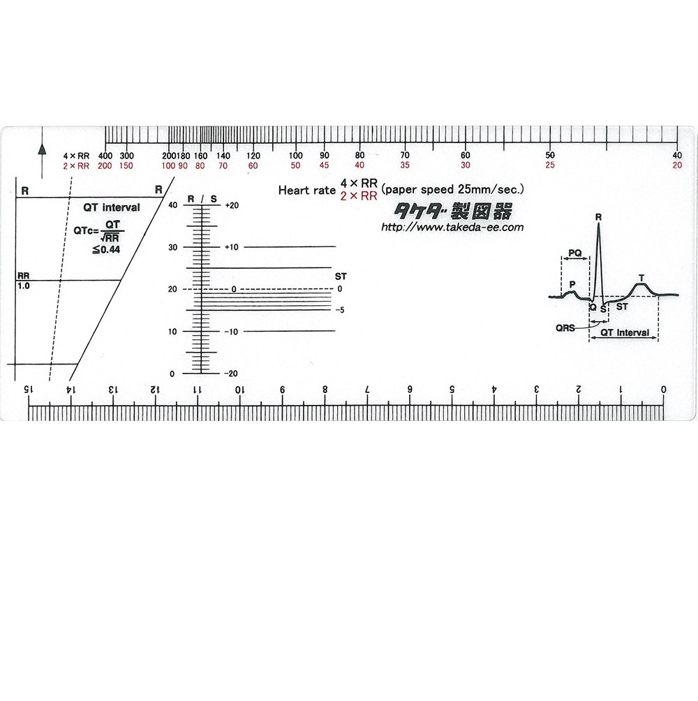 心電図スケール NEW 【25-3032】