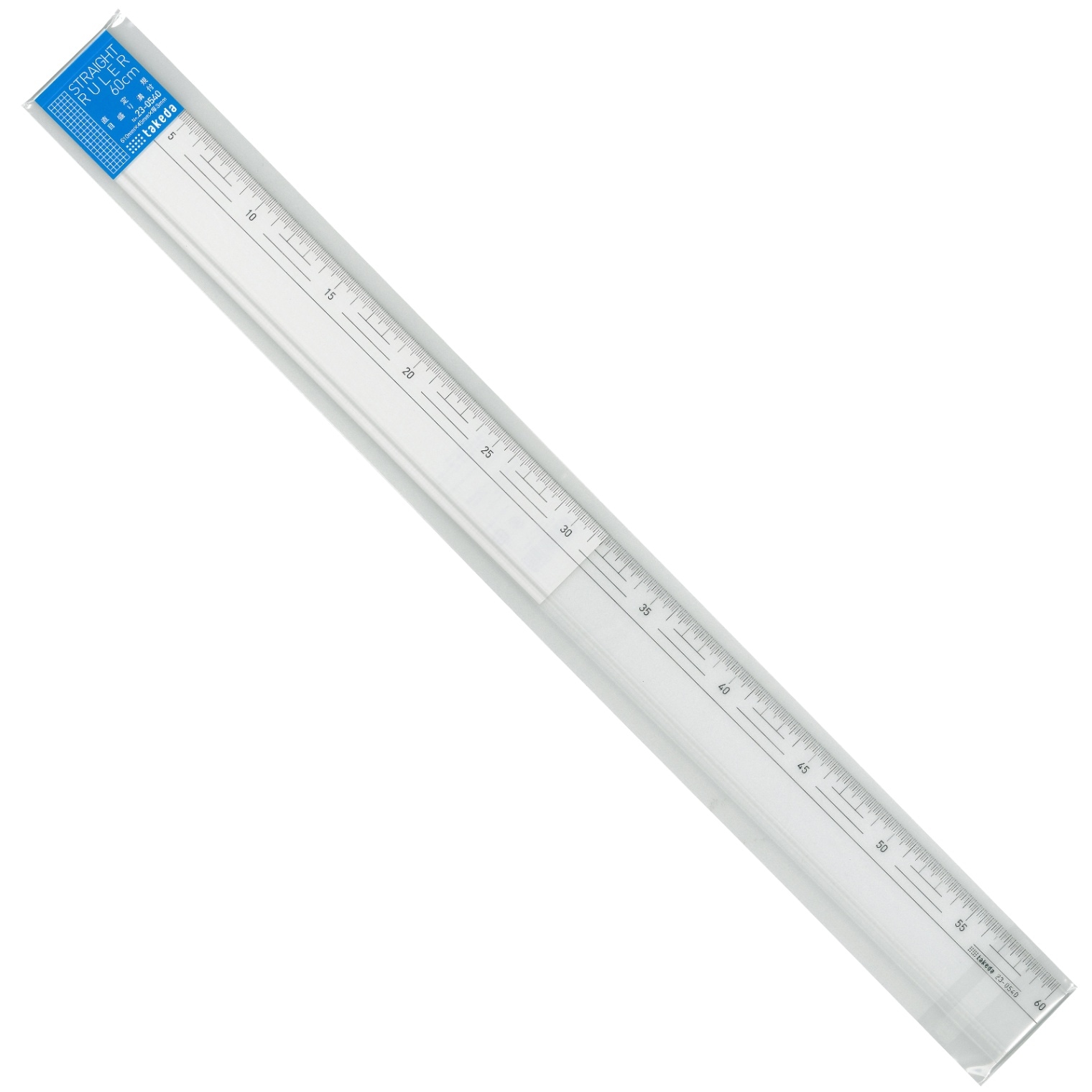 直定規 600mm×3mm 目盛溝付 【23-0540】 