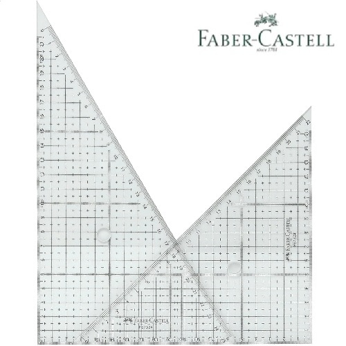 Castell 方眼三角定規 FE-7324 24cm