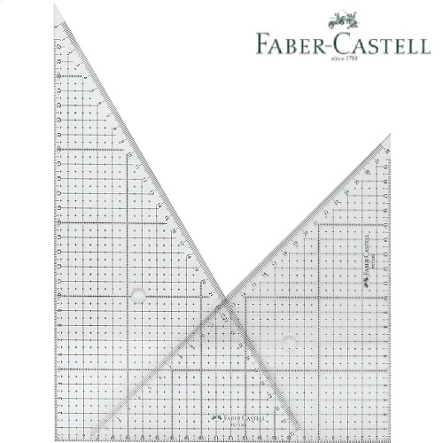Castell 方眼三角定規 FE-7330 30cm