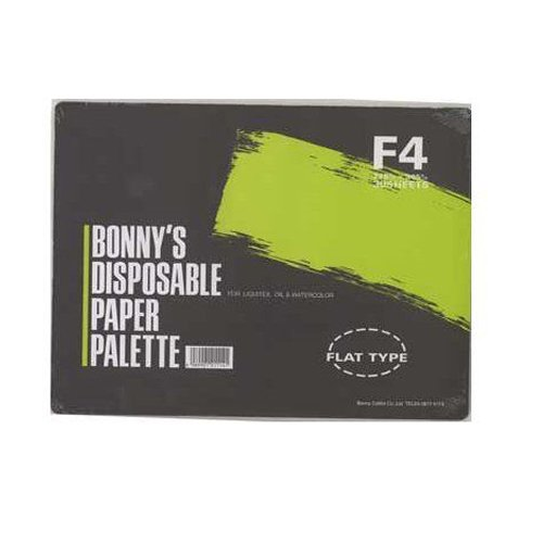 バニーコルアート ペーパーパレット F4サイズ FLAT フラット 30枚入り