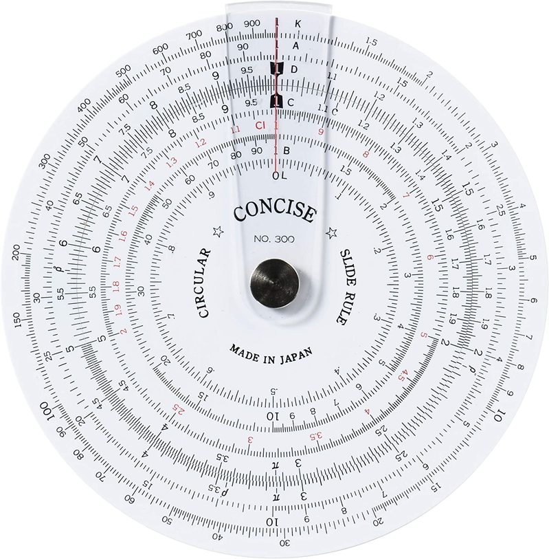 円形計算尺 300