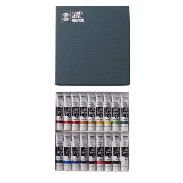 ターナー アクリルガッシュ 20ml 18色セット