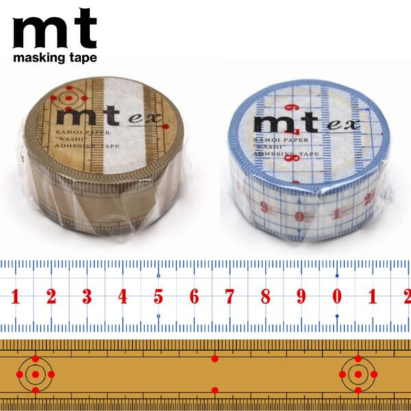 mt ex マスキングテープ 定規R 竹定規 1P 20mm×7m